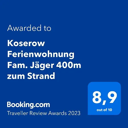 Koserow Ferienwohnung Fam. Jaeger 400M Zum Strand Exterior photo